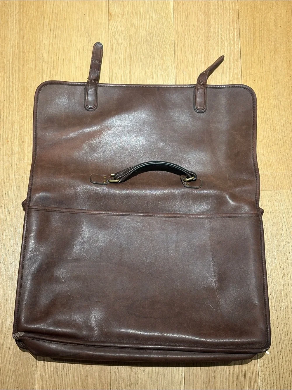 Vintage COACH Wall Street Brown Leather   Bag